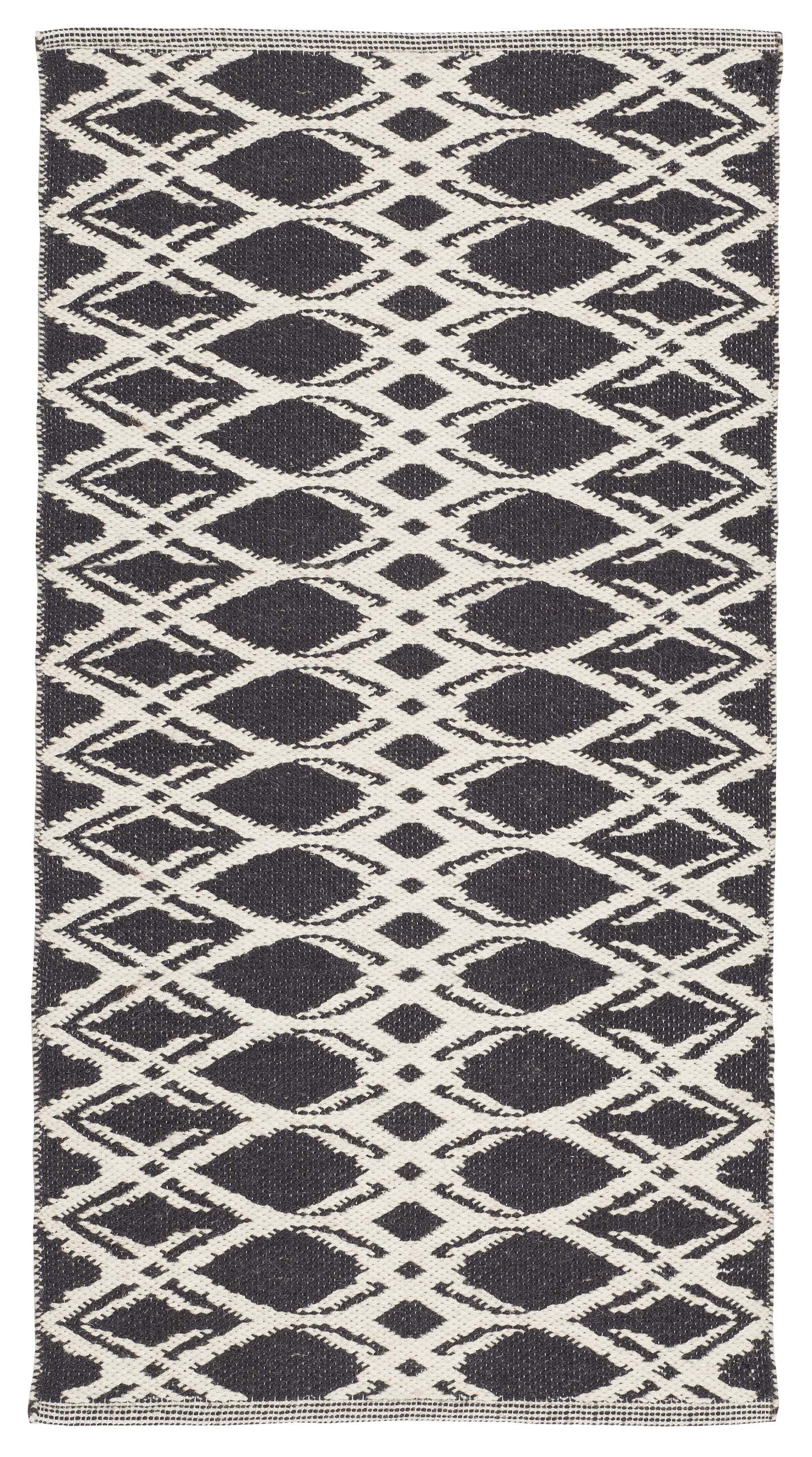 Svanefors Staffan 70x240 cm, musta-valkoinen