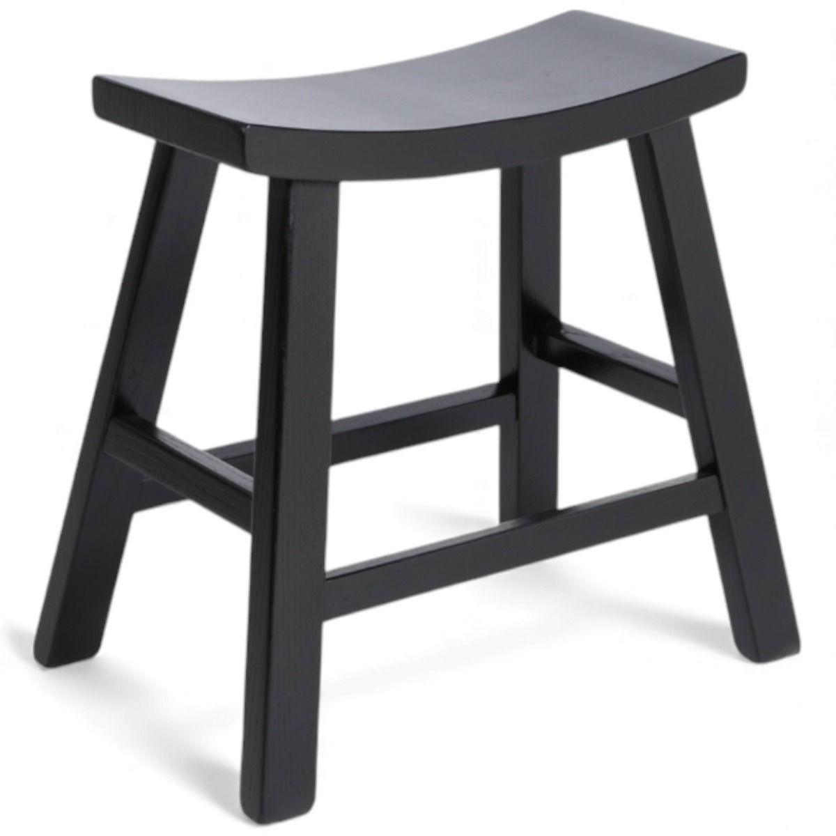 Sven puinen jakkara musta