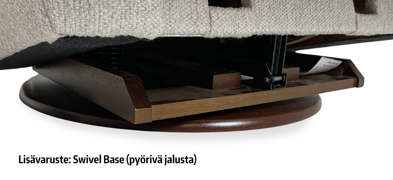 La-Z-Boy Rowan recliner mekanismituoli, valkoinen nahka