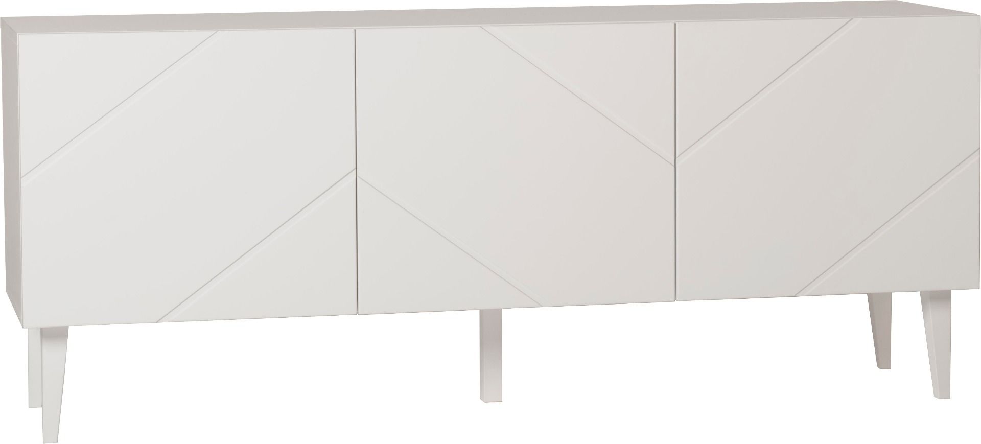 Vilja tv-taso 150 3 ovea, valkoinen