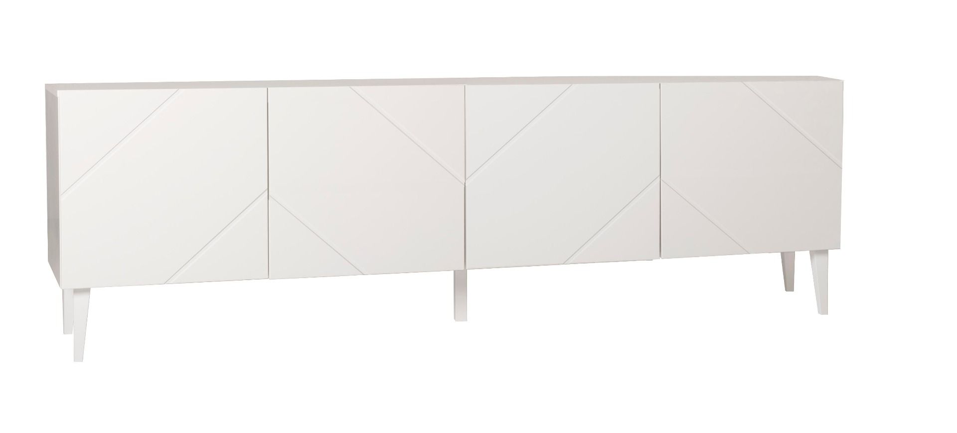 Vilja tv-taso 200 4 ovea, valkoinen