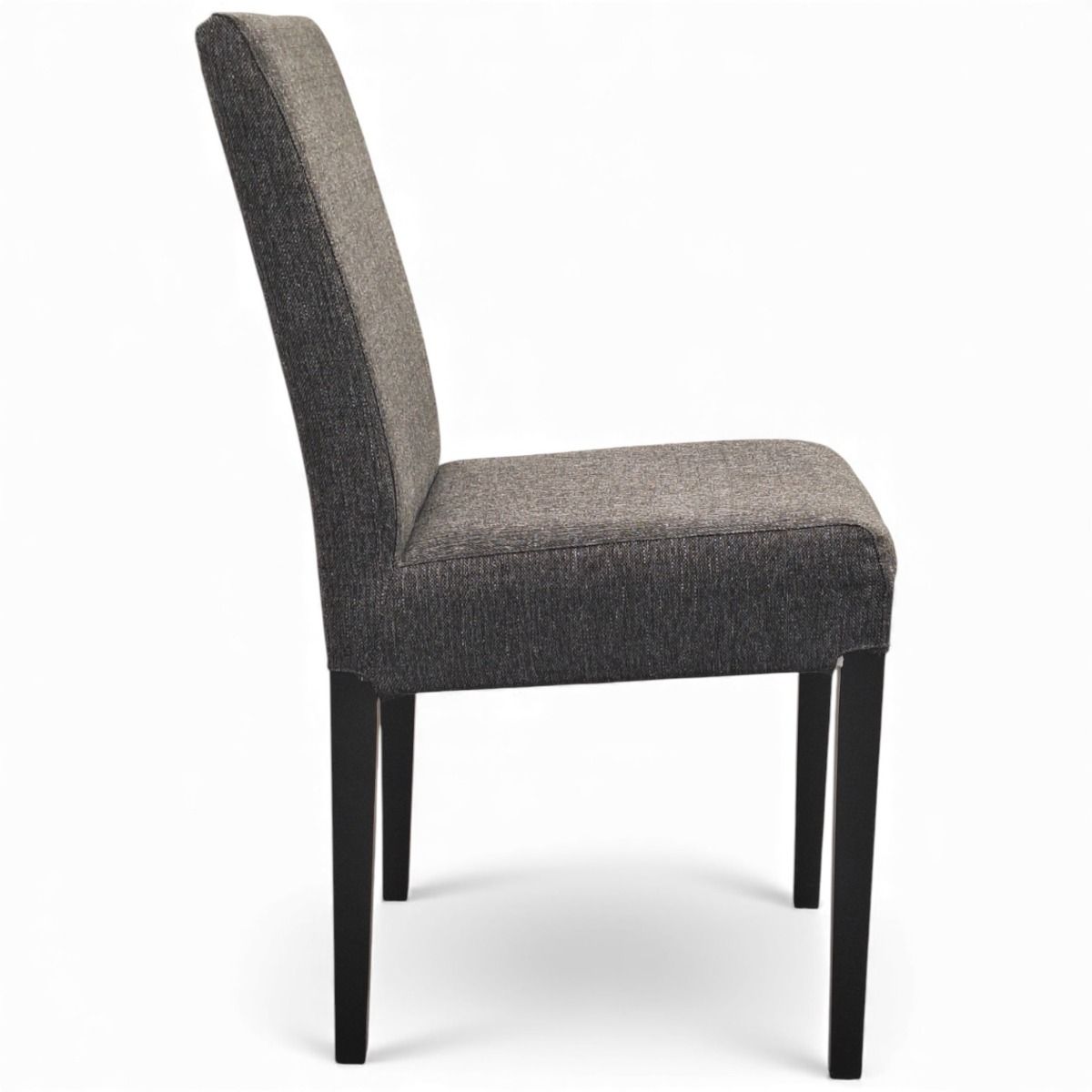 Tähkä verhoiltu ruokapöydän tuoli, tummanharmaa