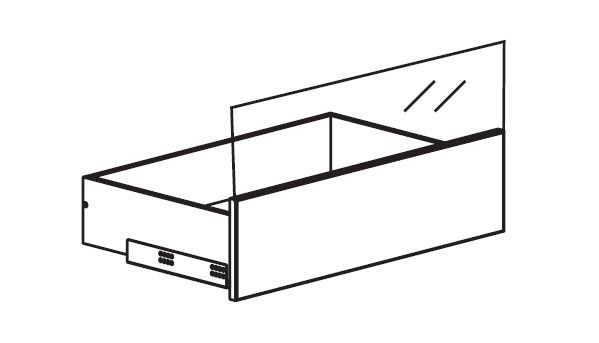 Laatikko lasilevyllä