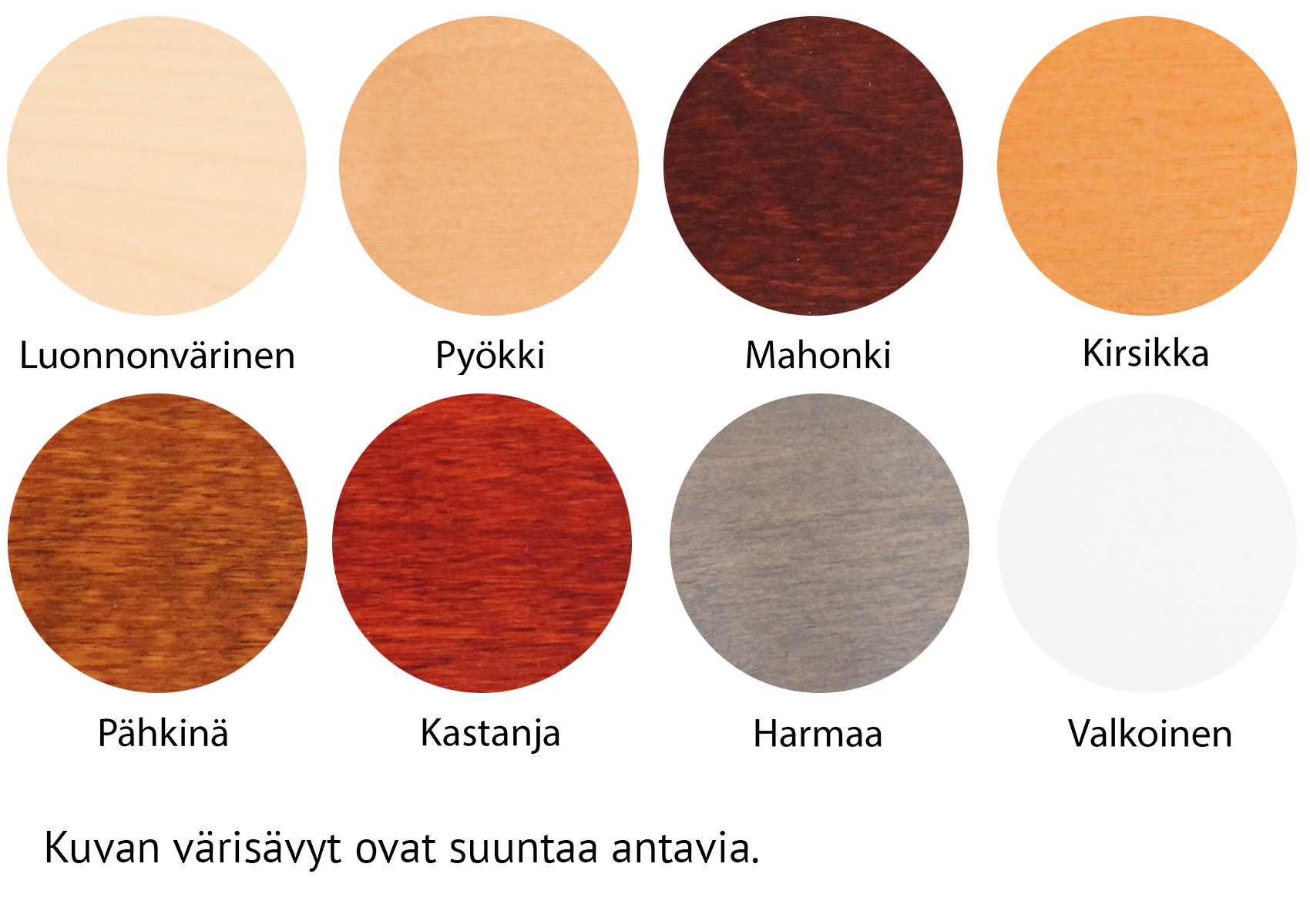 Talvitie seniori turvalaita, eri kokoja