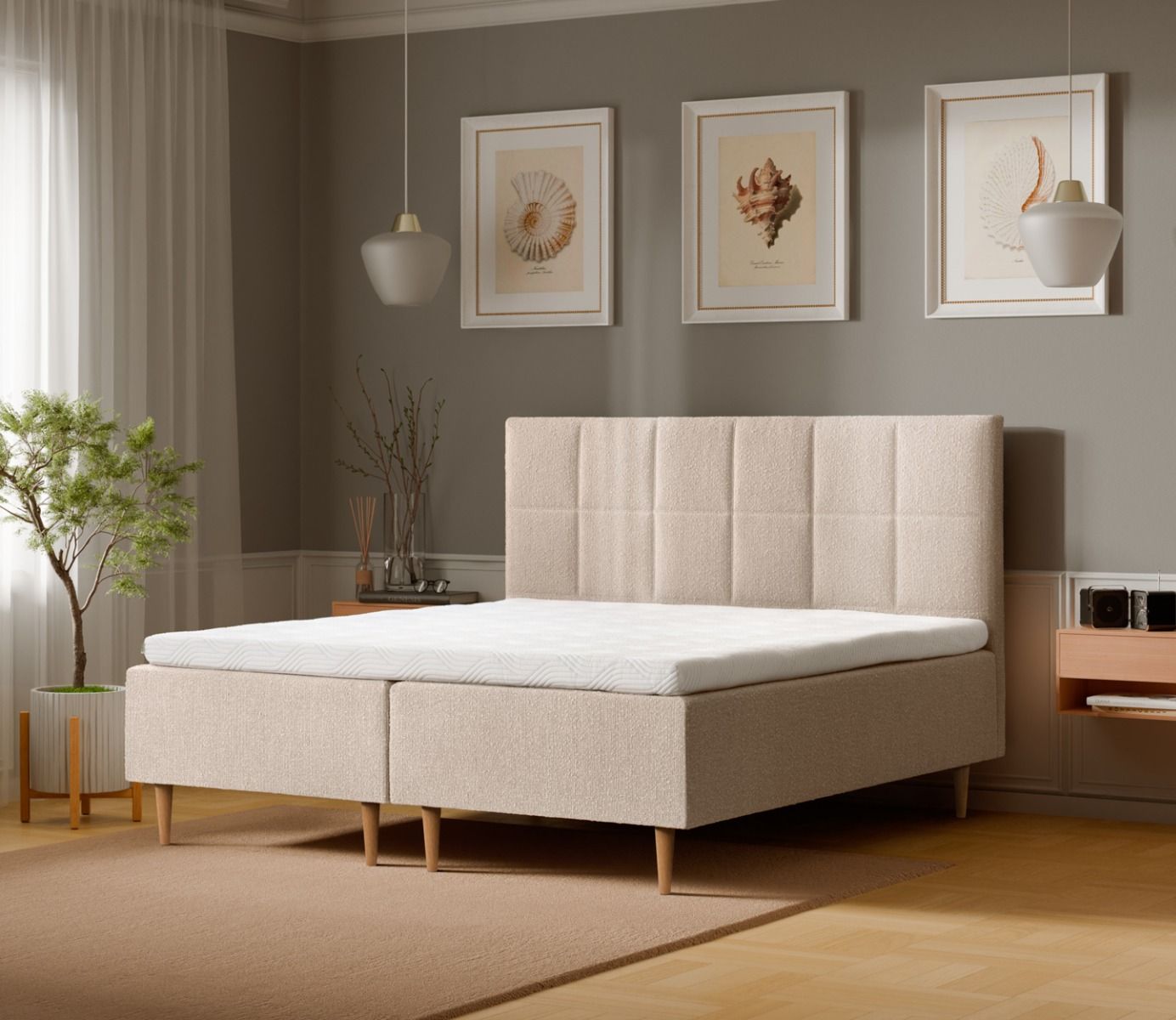 Tempur Break Square sängynpääty, eri vaihtoehtoja