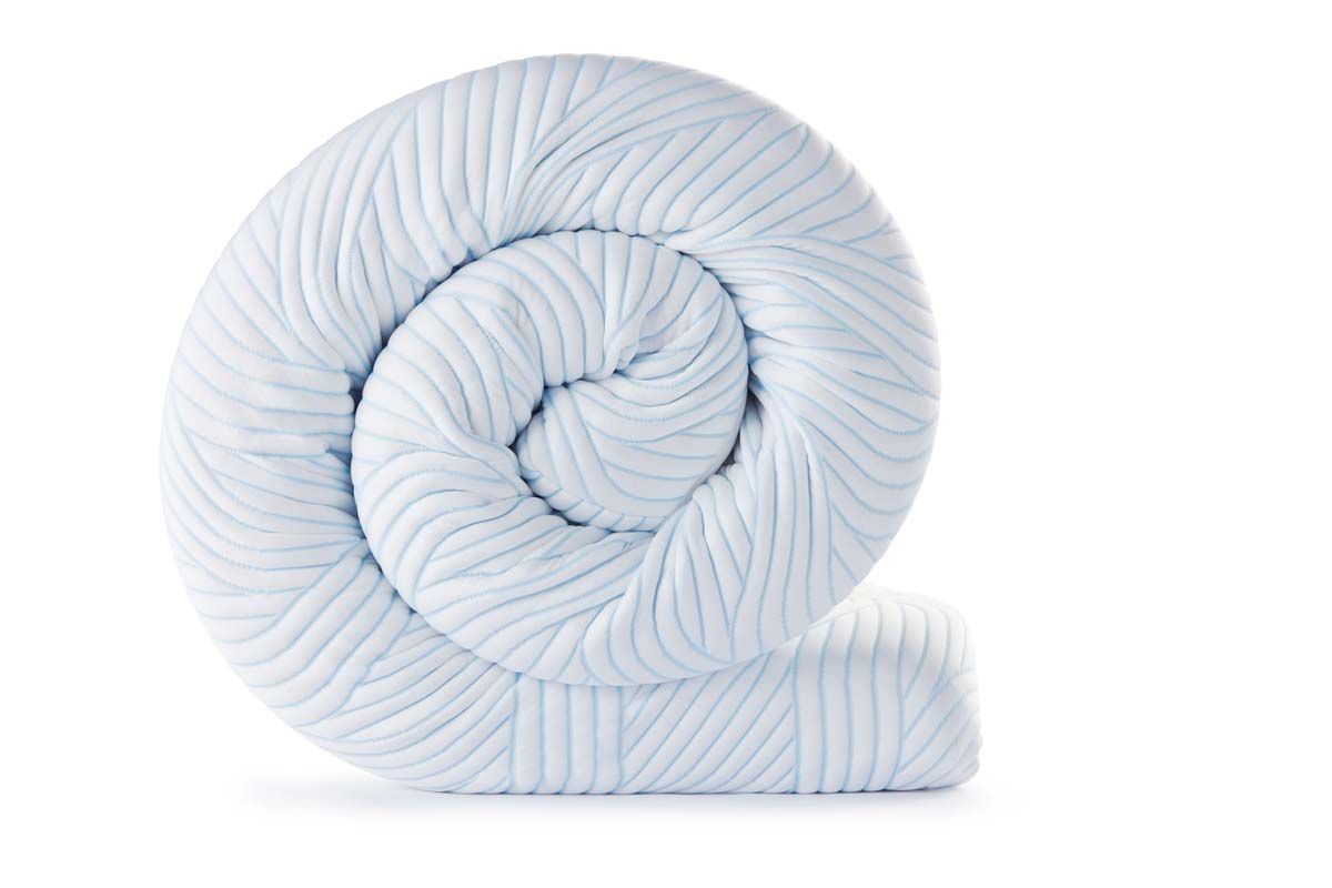 Petauspatja pyöritettynä rullalle