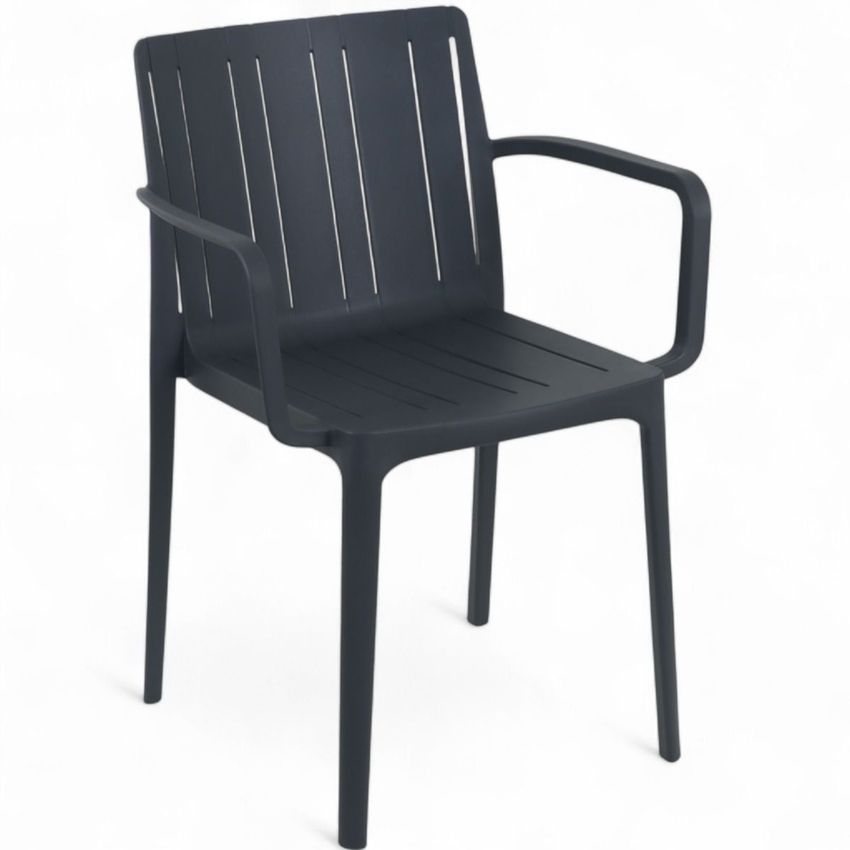 Tiffany tuoli ulos tummanharmaa