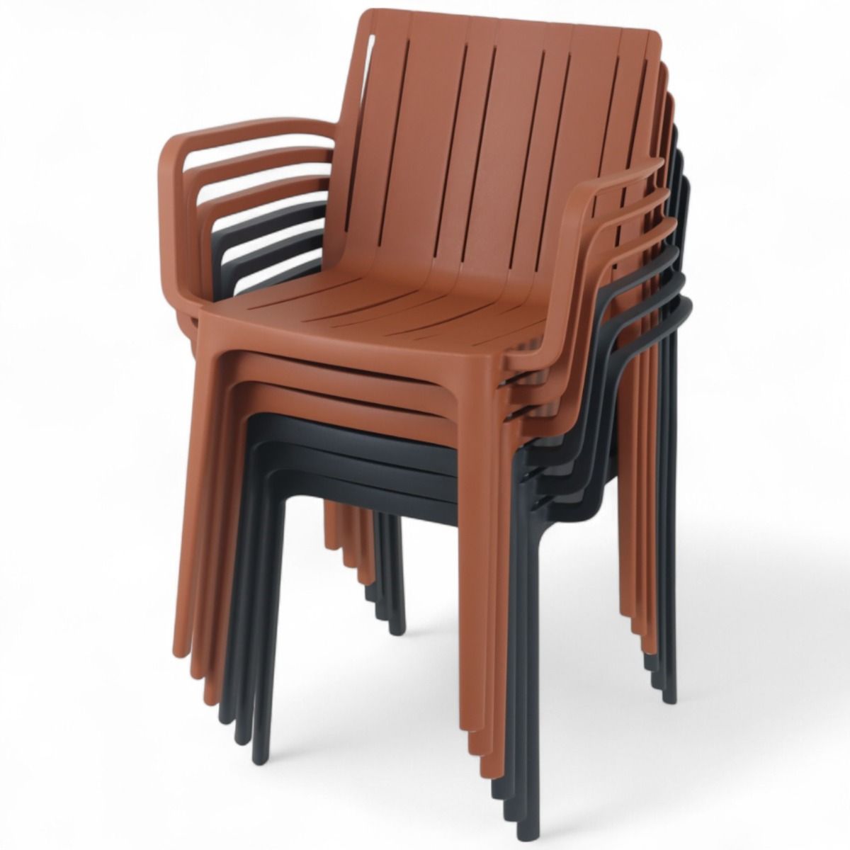 Tiffany terassituoli, tummanharmaa