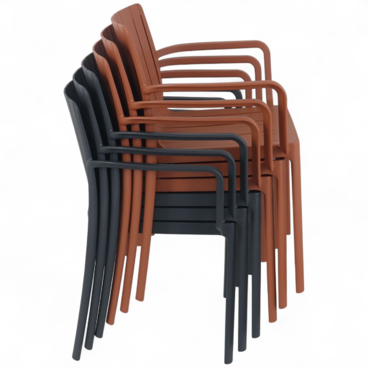 Tiffany terassituoli, tummanharmaa