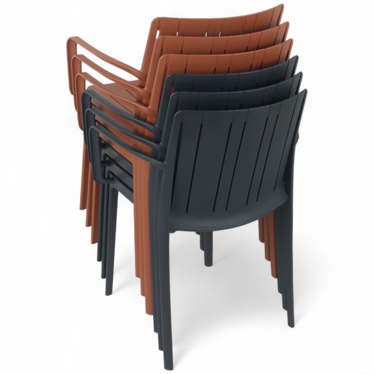 Tiffany terassituoli, tummanharmaa