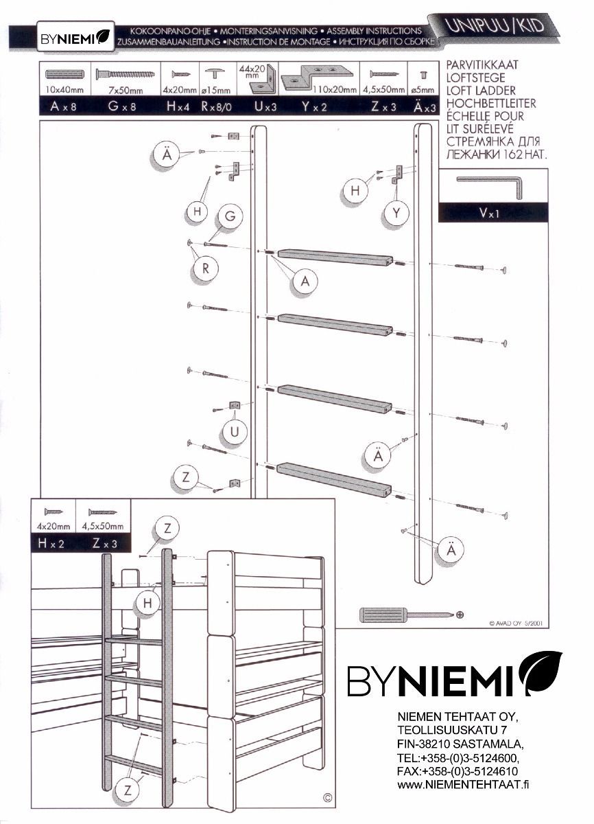 Helasetti Unipuu parvitikkaisiin