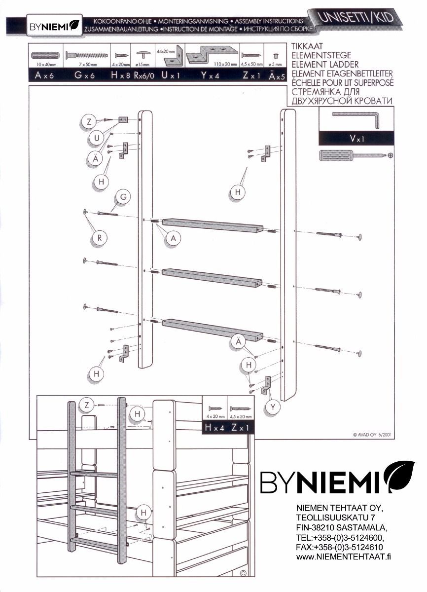 Helasetti Unipuu Unisetti tikkaisiin