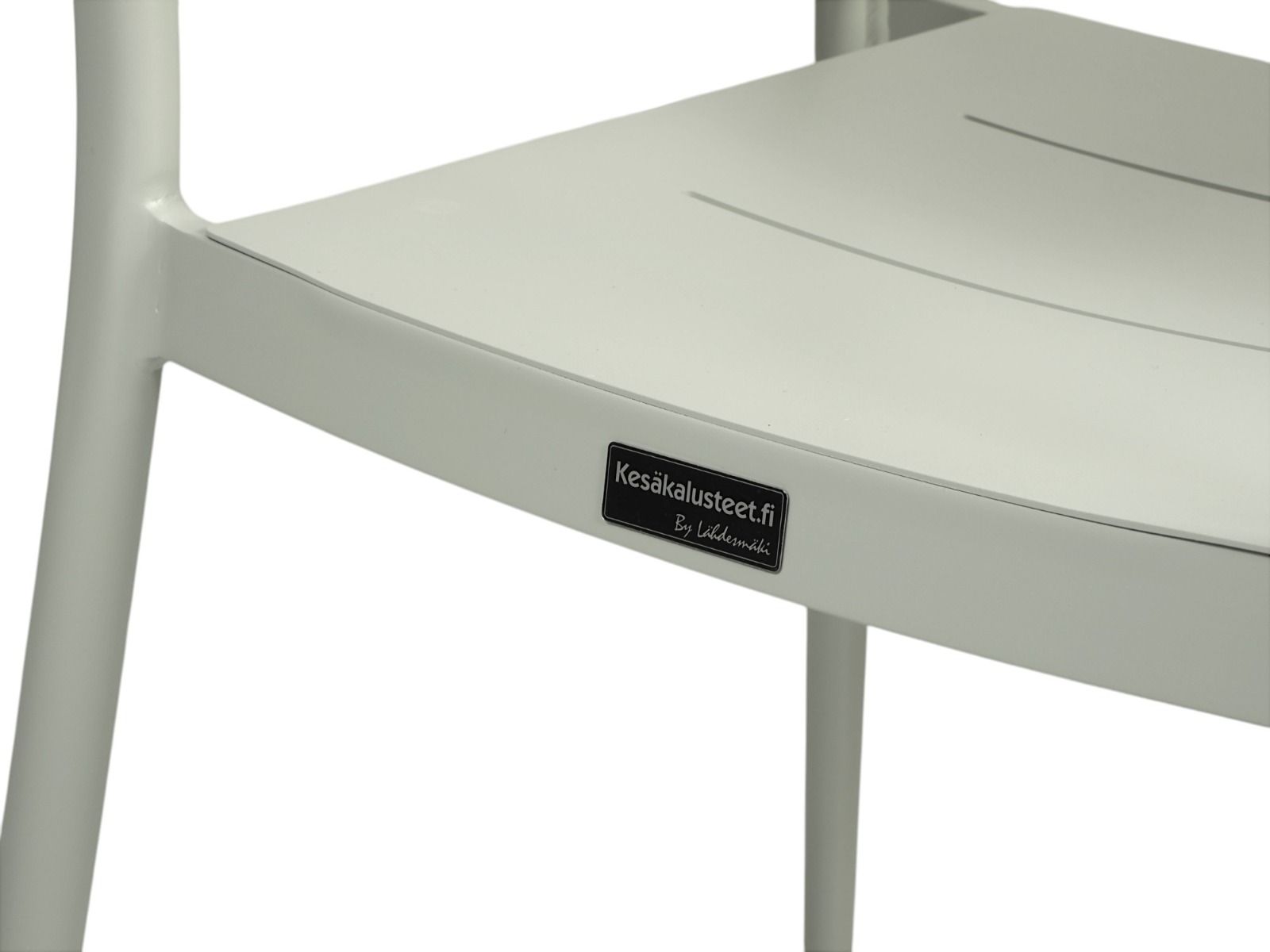 Erika terassipöytä + 6 Togo tuolia, valkoinen