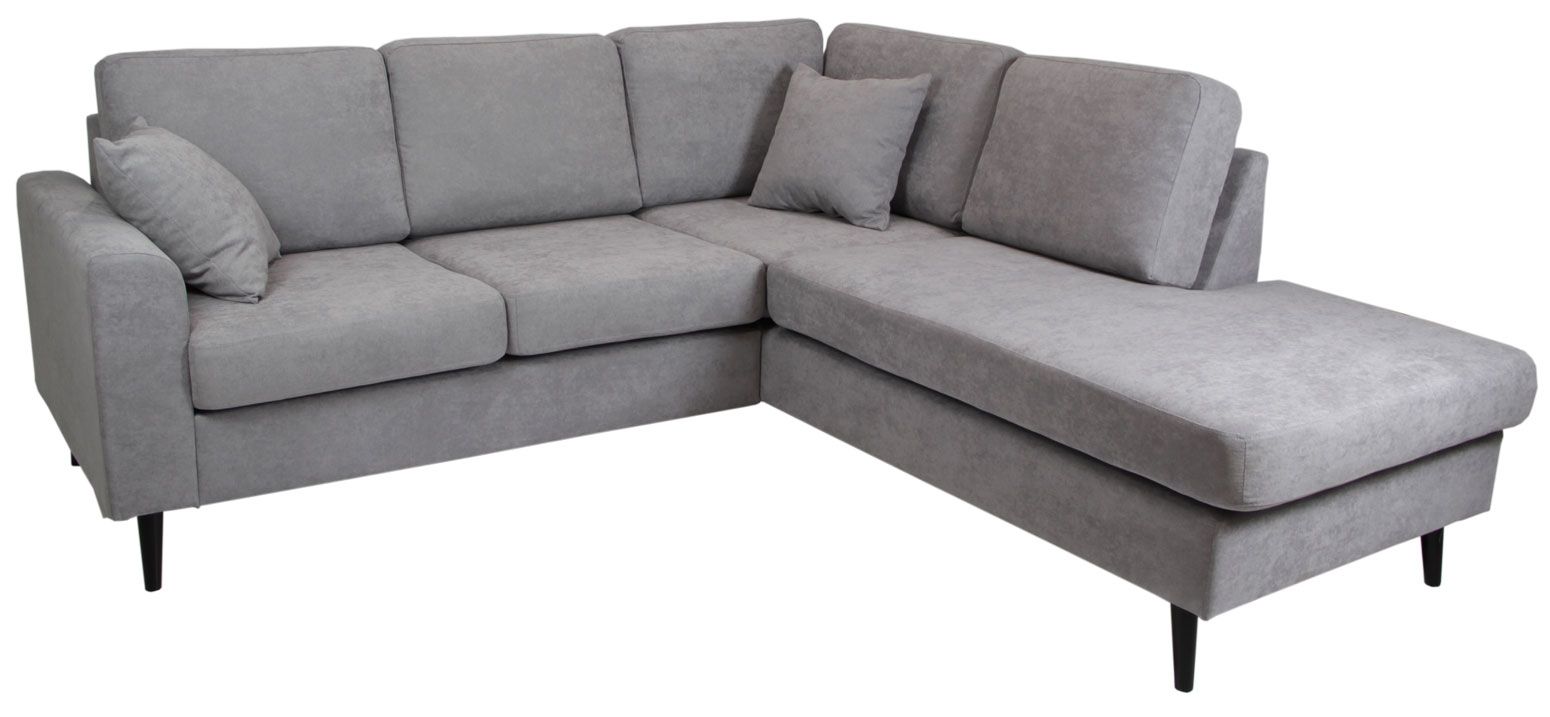 Toledo avokulmasohva harmaa