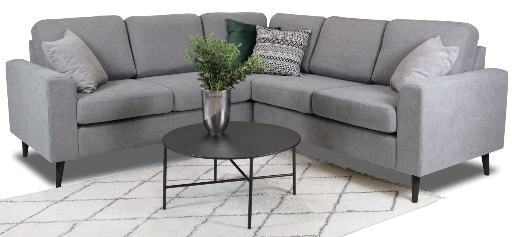 Toledo kulmasohva, eri värejä