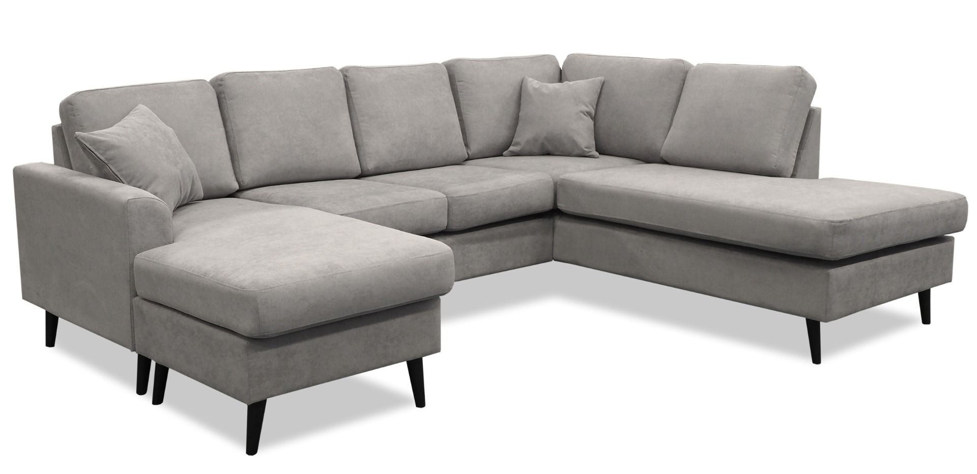 Toledo U-kulmasohva harmaa