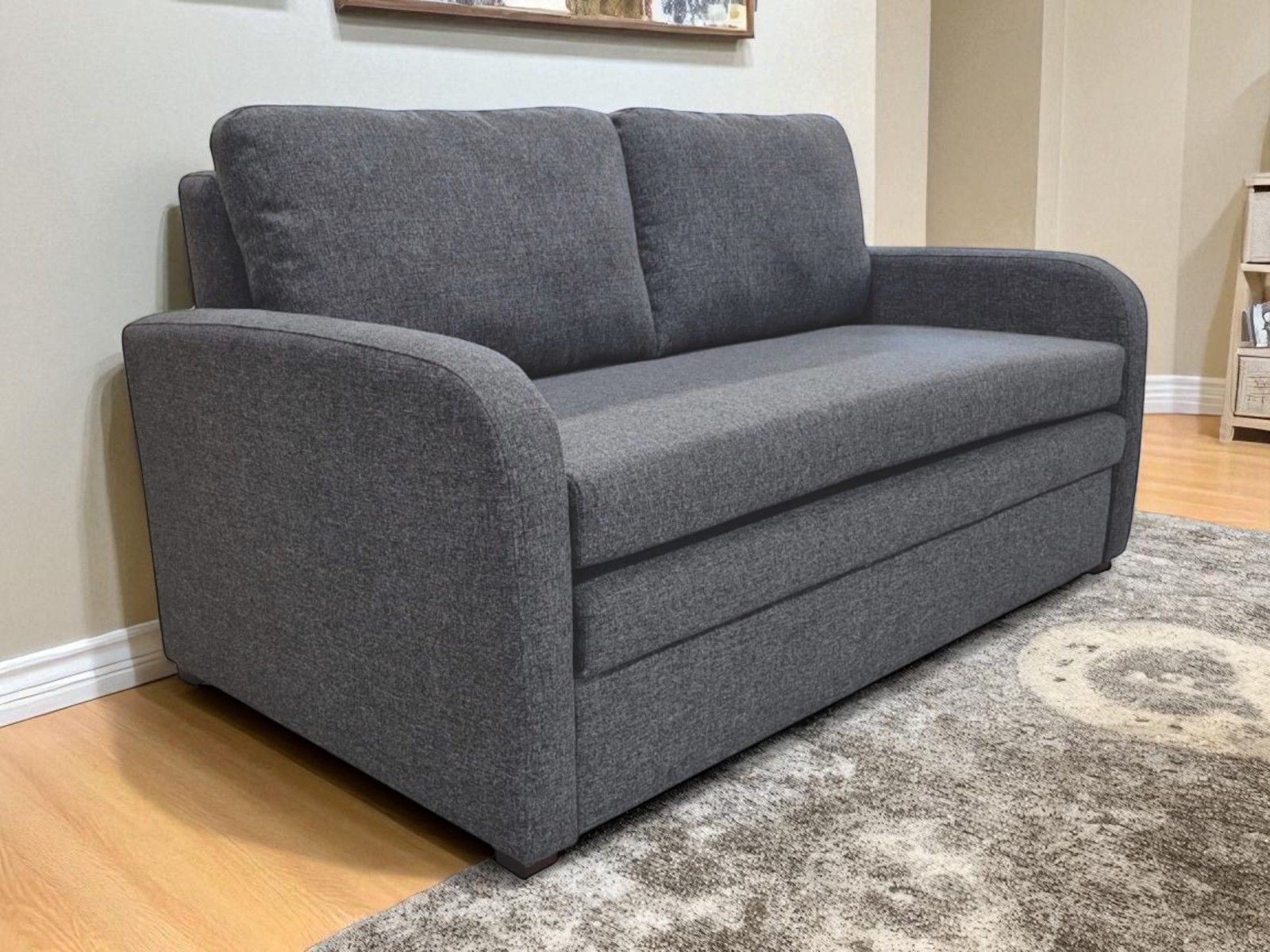 Torres vuodesohva harmaalla värillä