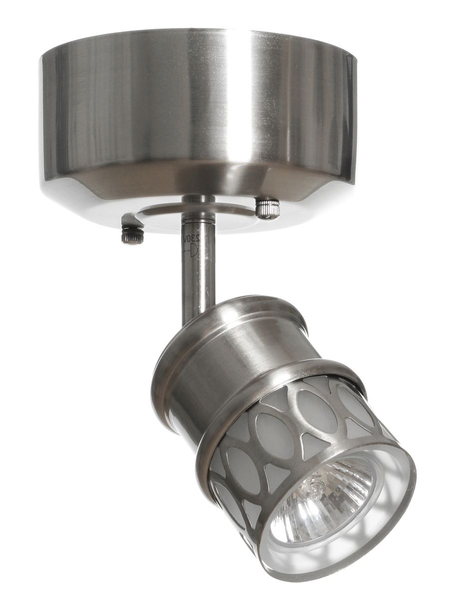 Tove-1 on metallinen kohdevalaisin, jota koristavat pelkistetyt, tyylikkäät leikkaukset kupuosassa. 