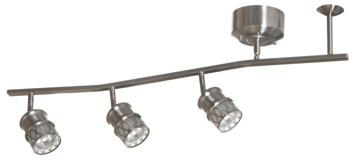 Tove-3 on kolmelamppuinen metallinen kohdevalaisin, jonka kupuja koristavat hillityt ja pelkistetyt leikkaukset.