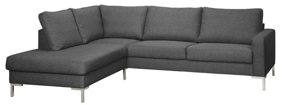 Tracy avokulmasohva, tummaharmaa