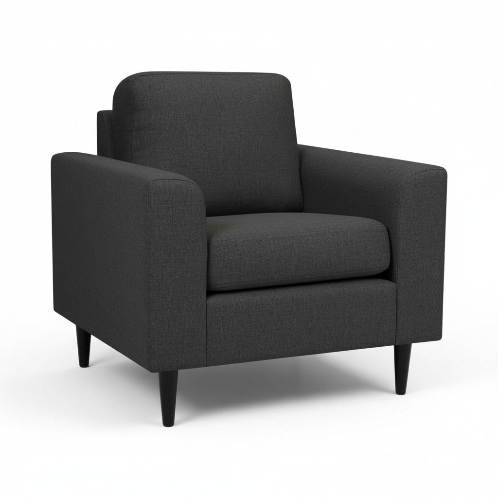 Napue nojatuoli tummanharmaa