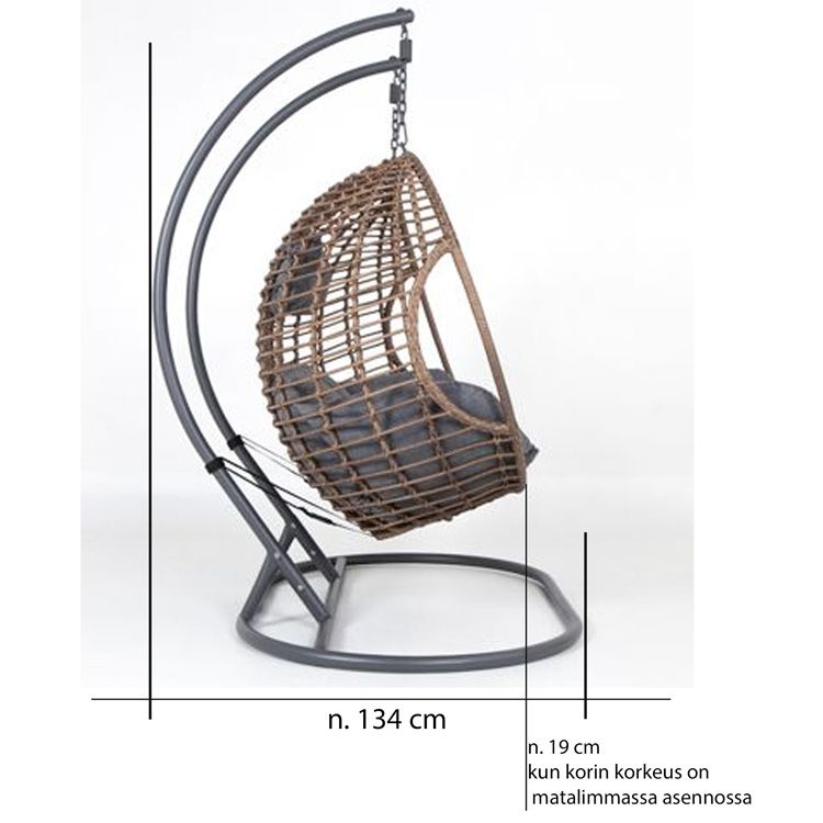 Kahden istuttava Pattaya riipputuoli, harmaa