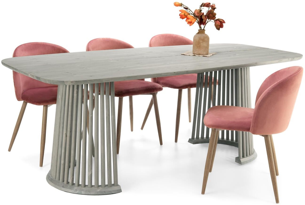 Tyyni ruokapöytä 97x200 rimajalalla