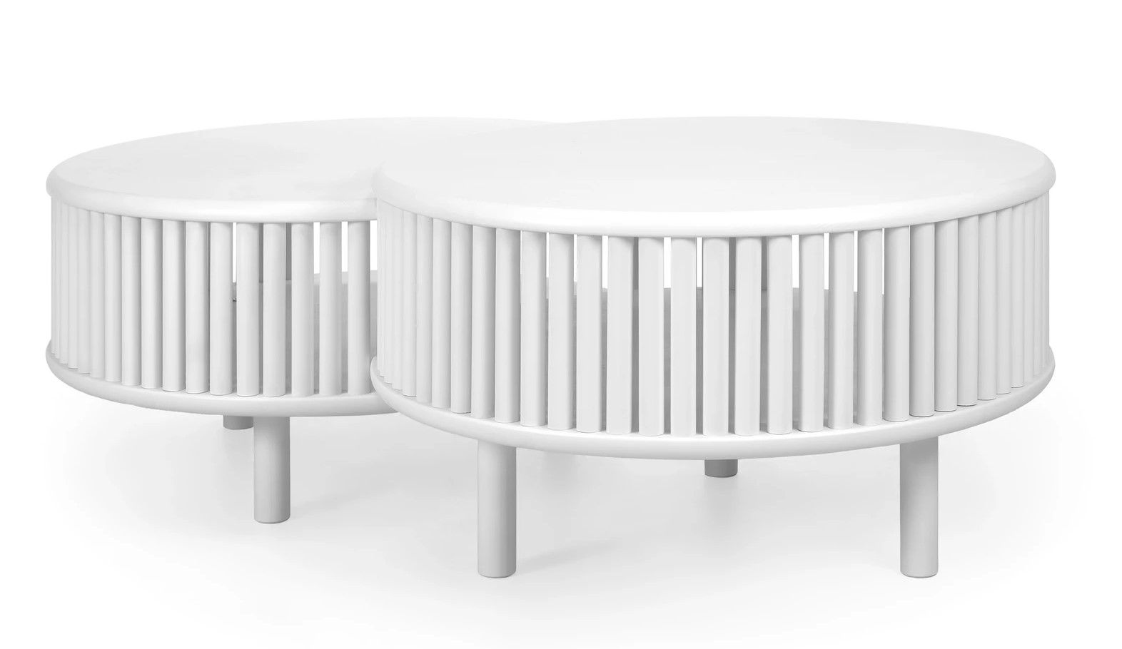 Tyyni sarjapöytä rima, valkoinen