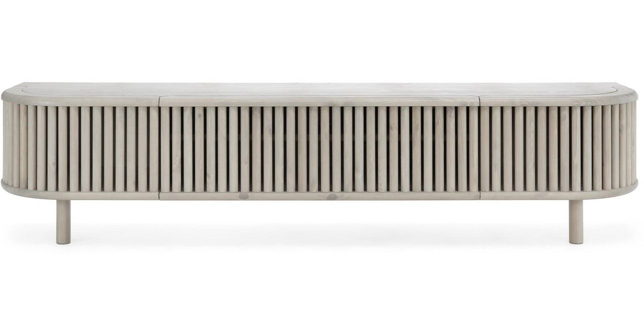 Tyyni TV-taso 195cm rimaovilla, vaalea