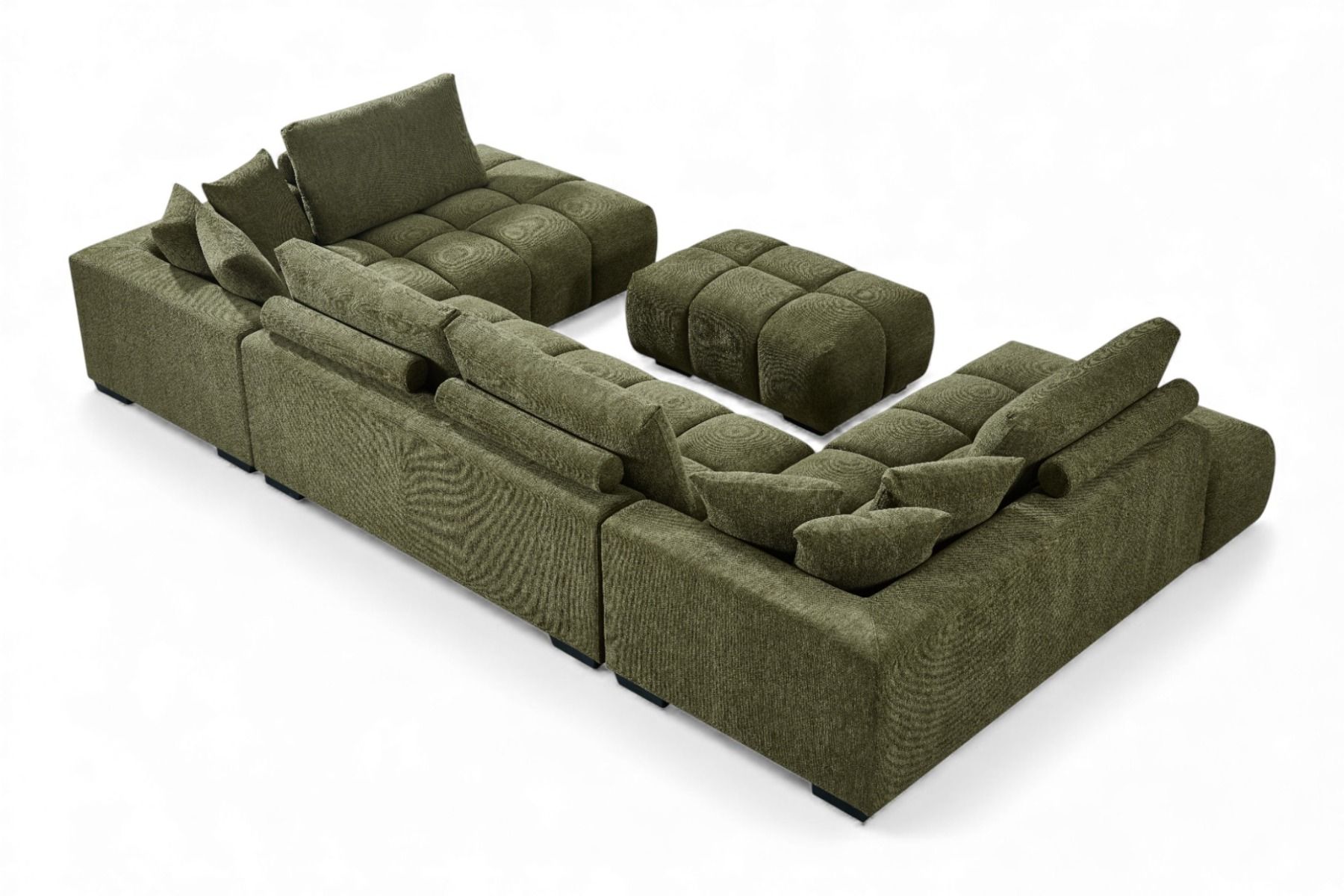 Dumbo U-kulmasohva vihreä