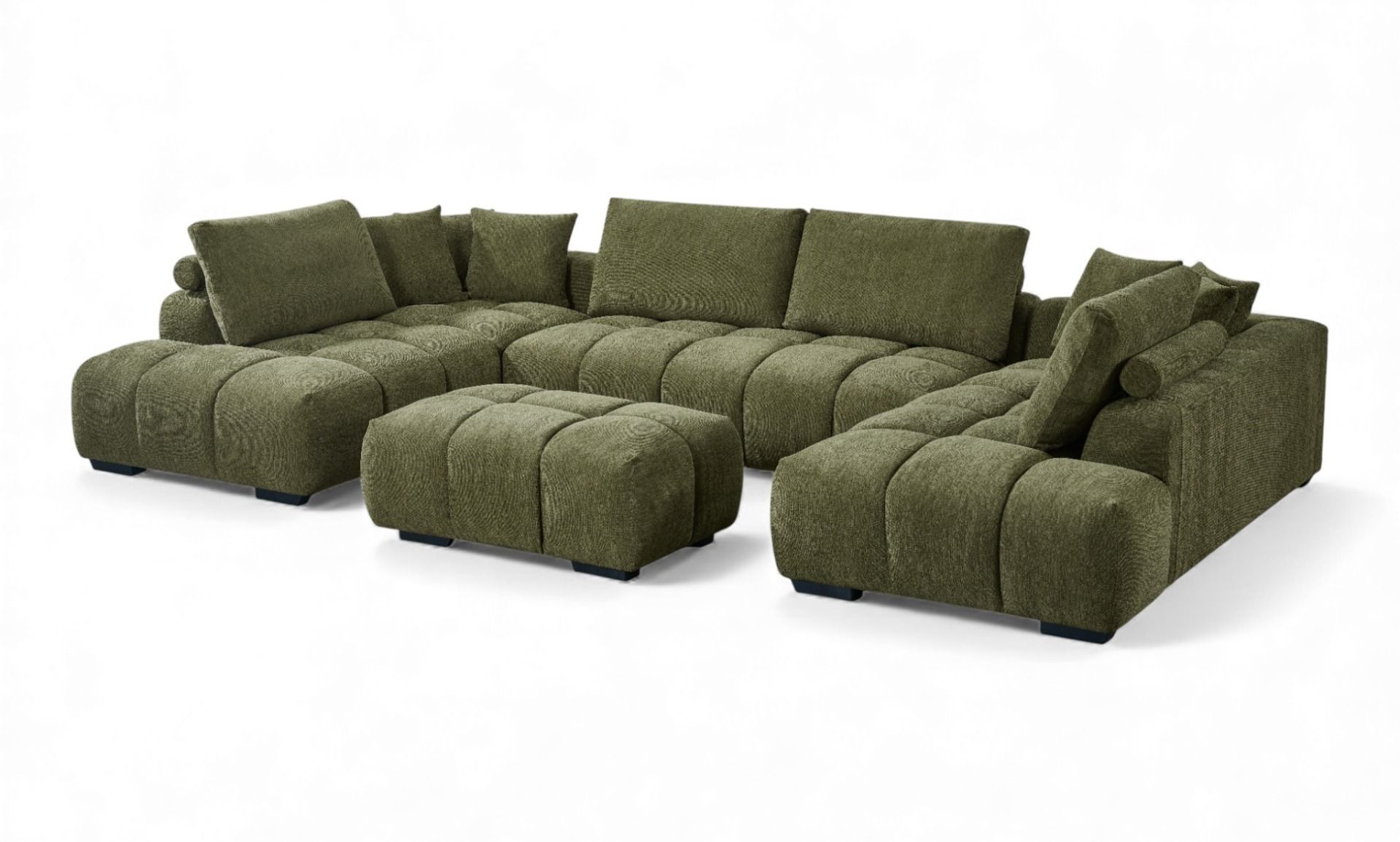 Dumbo U-kulmasohva vihreä