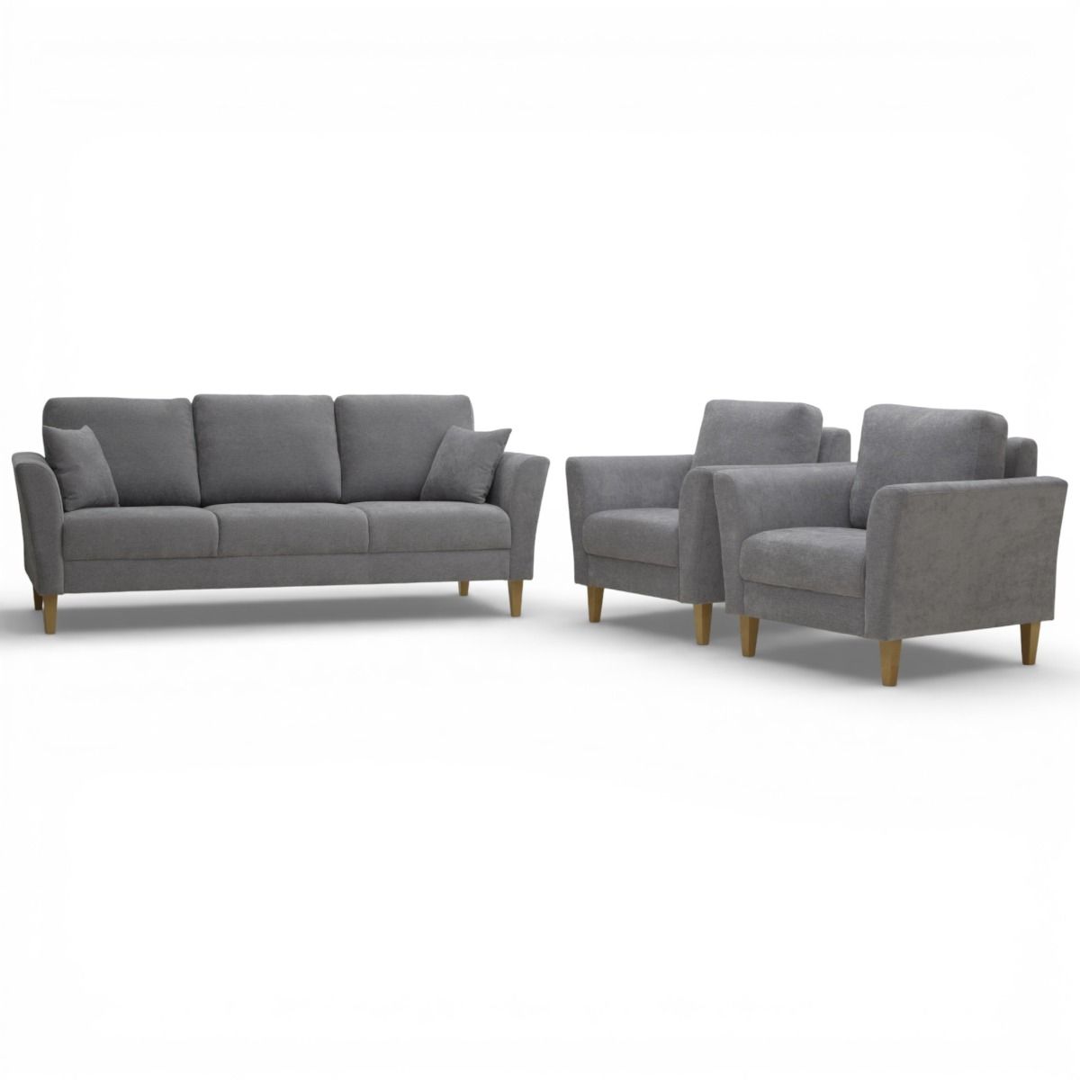 Unico Bistro 3+1+1 sohvakalusto, harmaa