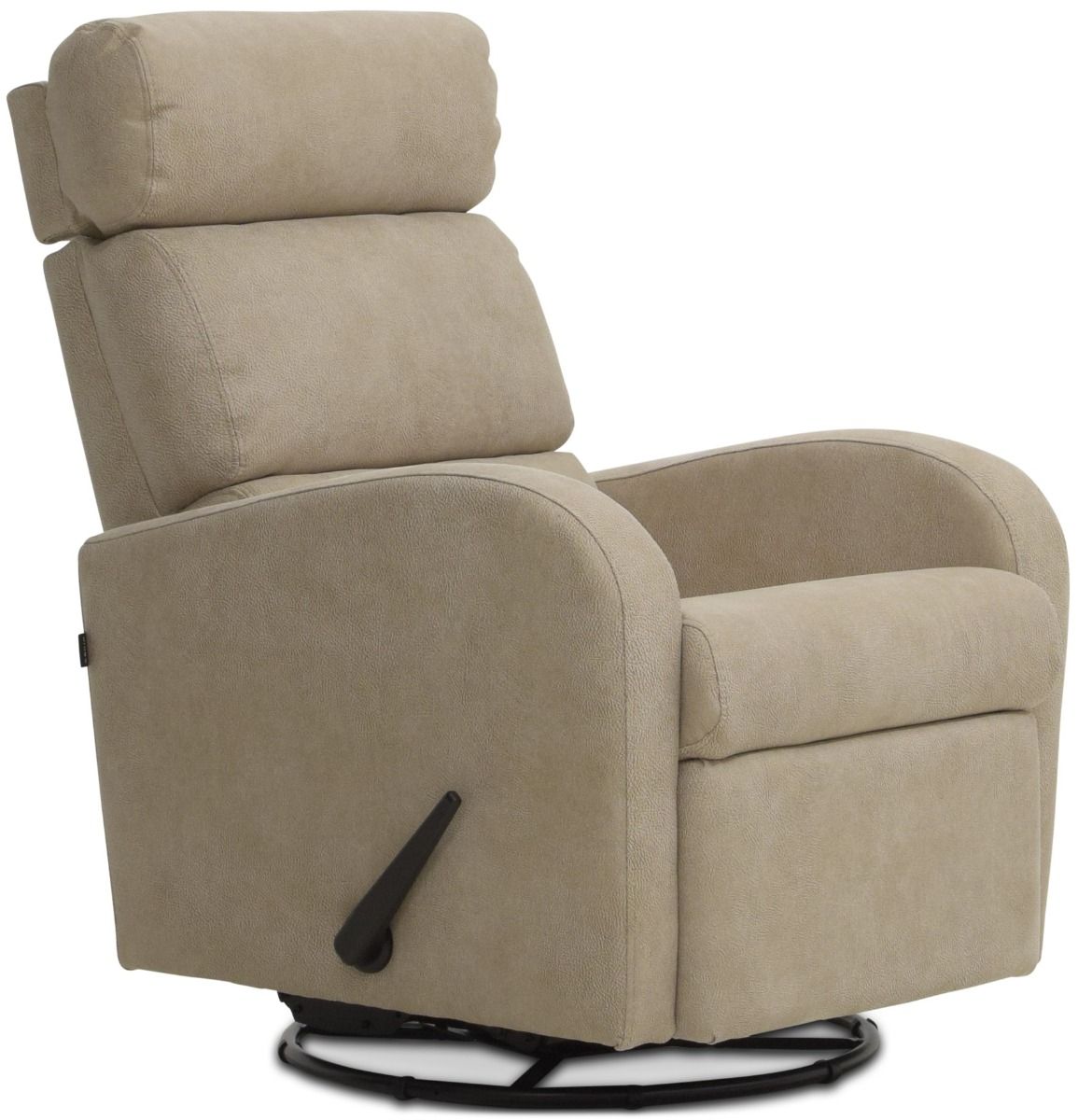 Kotimainen mekanismituoli Eevi beigen värisellä verhoilulla ja Recliner-mekanismilla