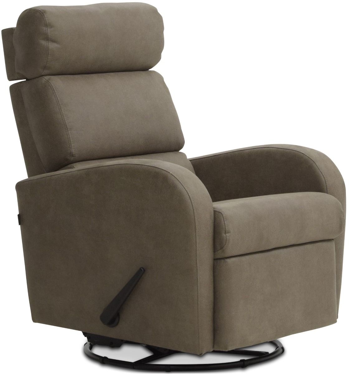 Suomessa valmistettu Eevi mekanismituoli ruskealla verhoilulla