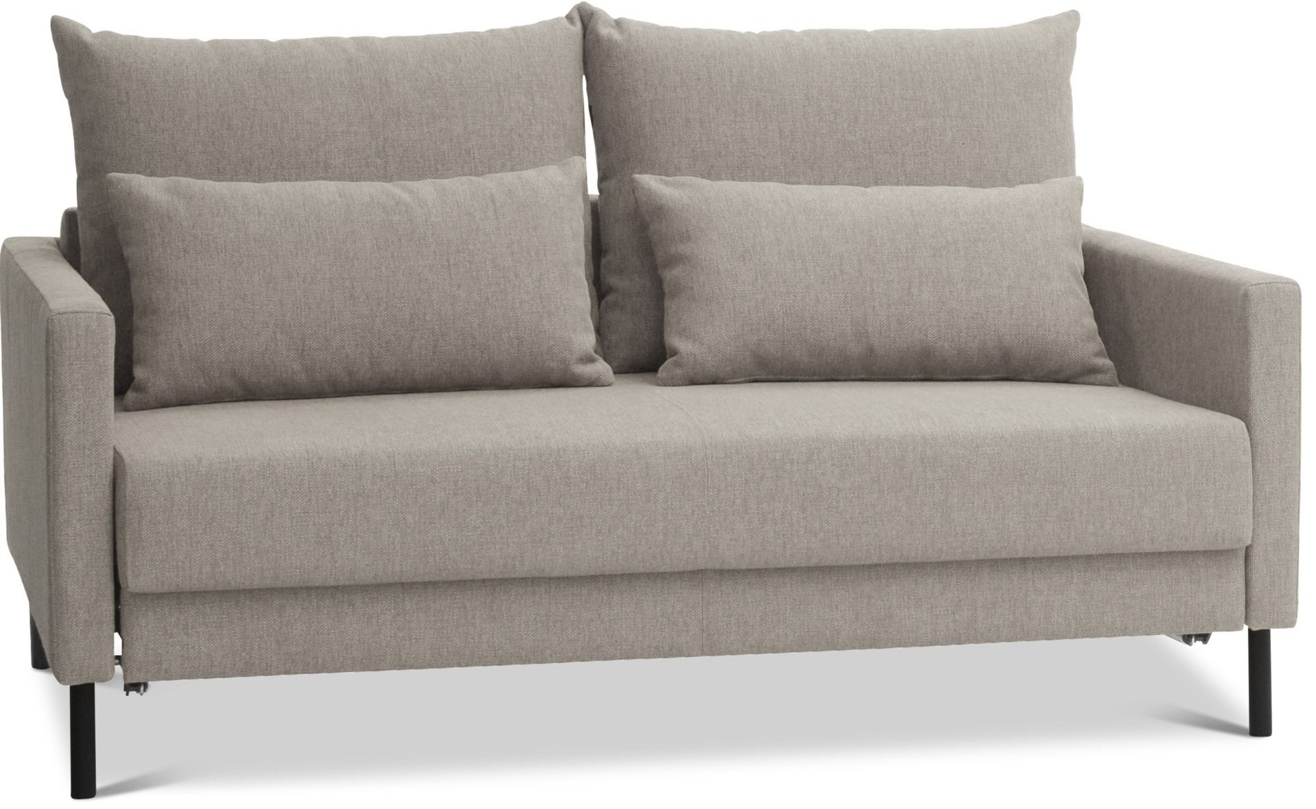 Unico Pilvi vuodesohva kampanjahintaisella vaaleanharmaalla hiekan värisellä kankaalla