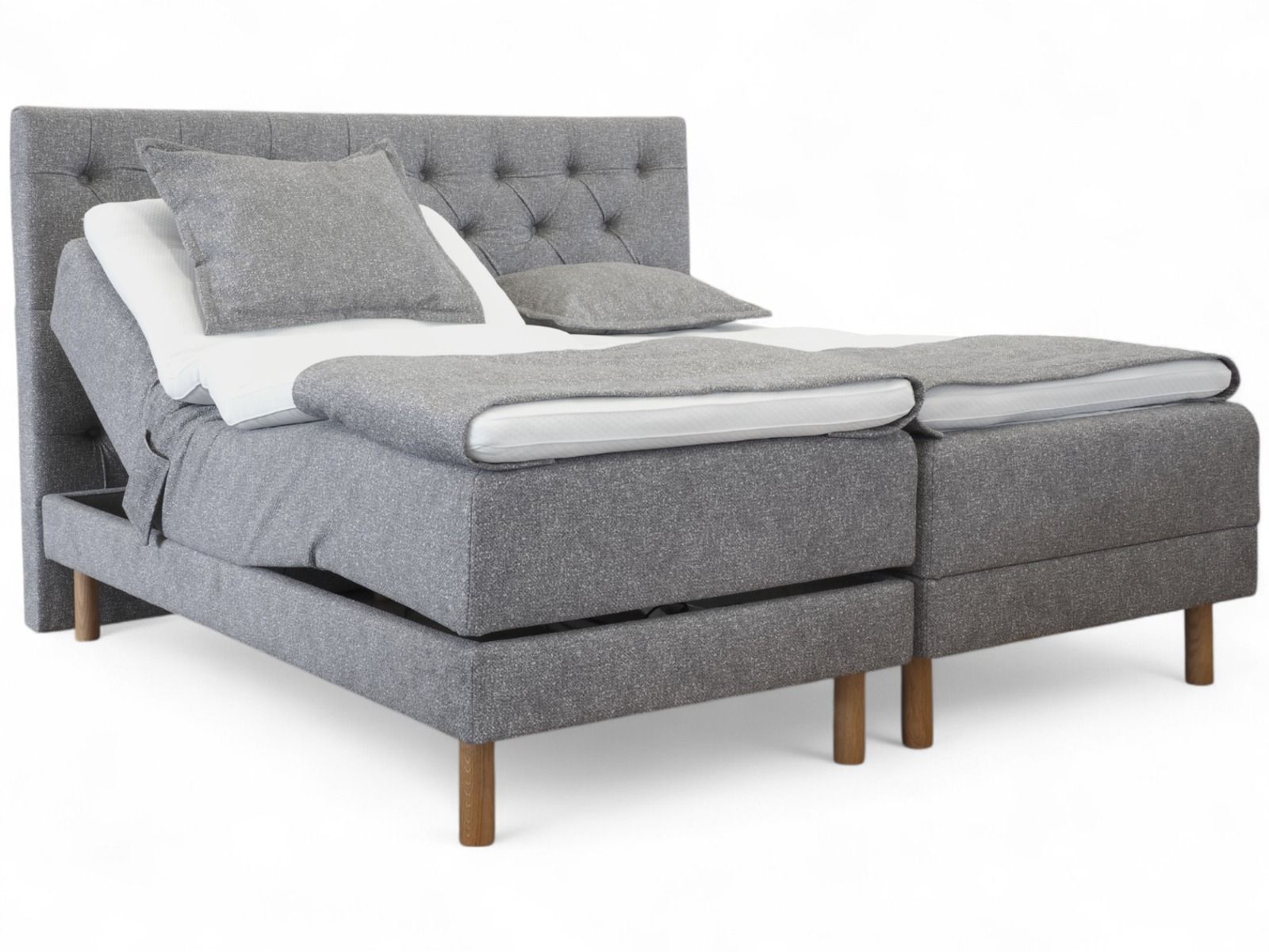 Unico Pramia moottorisänky paketti joka sisältää kaksi sänkyä ja sängynpäädyn