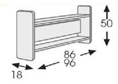 Unipuu hylly sänkyihin