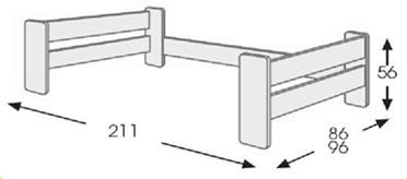 Unipuu parvisängyn alaosat