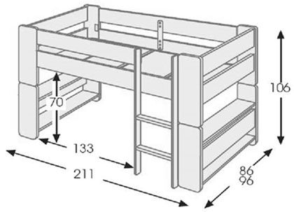 Unipuu pikkuparvi 90x200cm