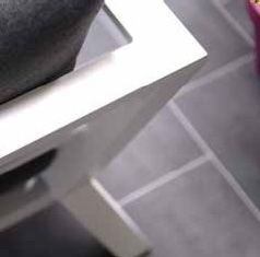 Sasha kulmasohvasetti alumiini, valkoinen