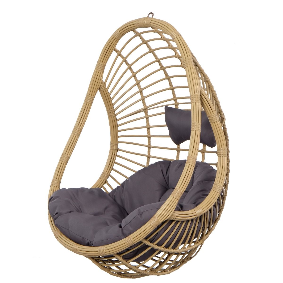 Kattoon asennettava riipputuoli ja pehmuste