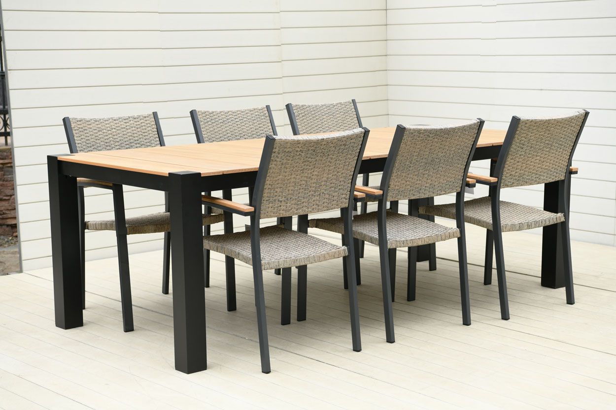 Valencia puutarhapöytä 100x220cm