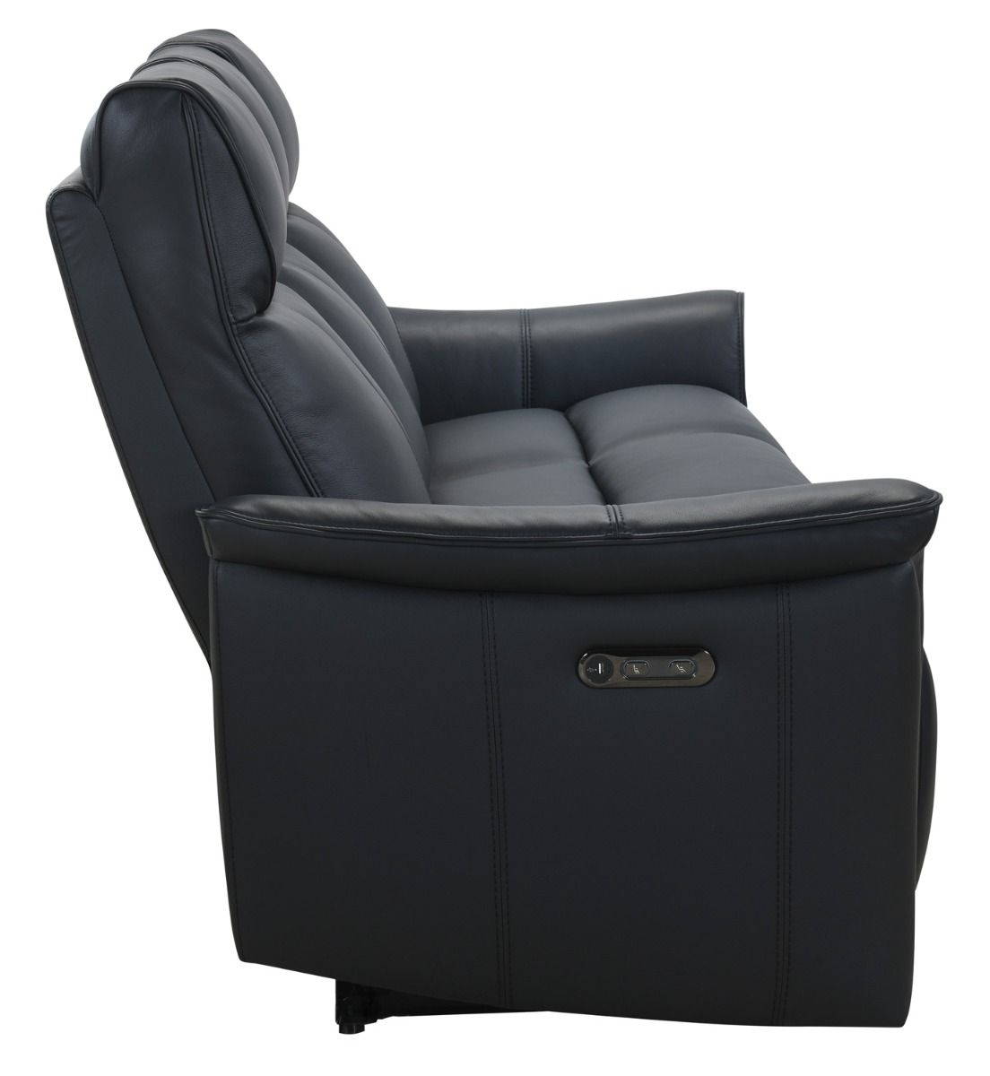 Valencia 3+1+1 sohvakalusto sähkömekanismeilla, musta nahka