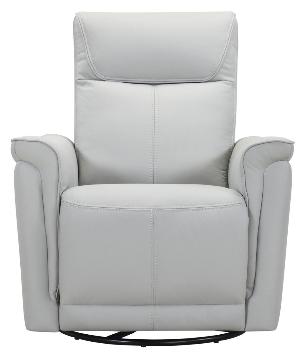 Valencia 3+1+1 sohvakalusto sähkömekanismeilla, vaaleanharmaa nahka