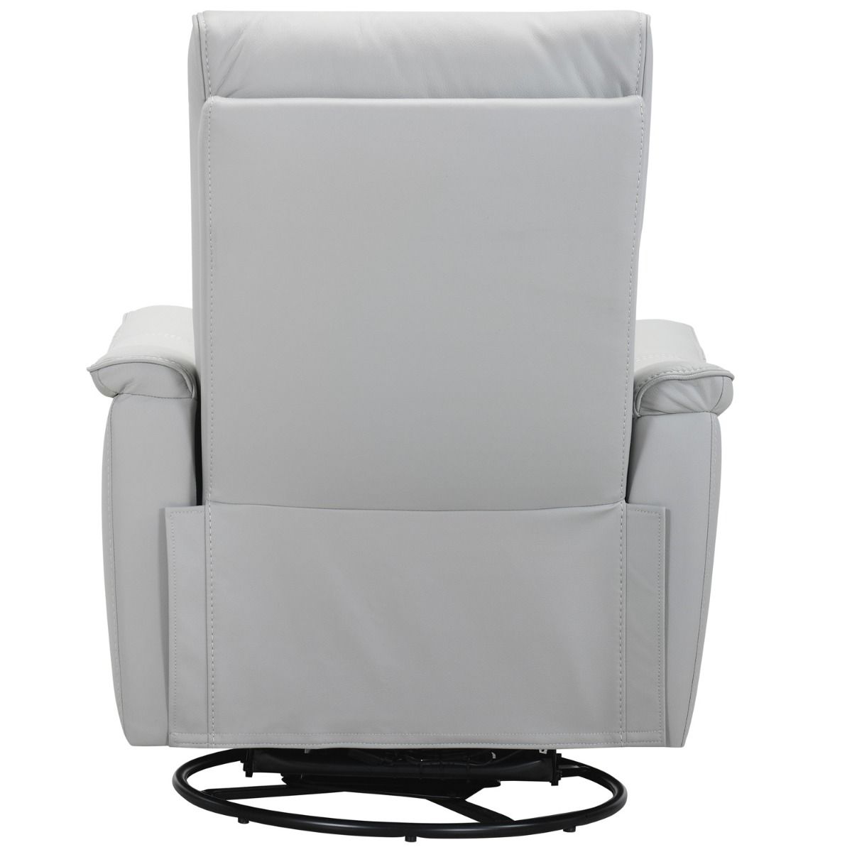 Valencia 3+1+1 sohvakalusto sähkömekanismeilla, vaaleanharmaa nahka