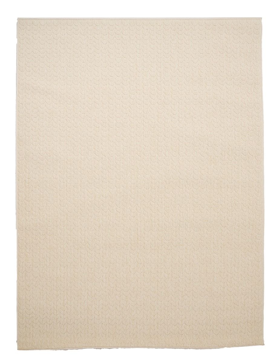 Lettikuvioitu Valeancia matto, luonnonvalkoinen. Saatavilla eri kokoja