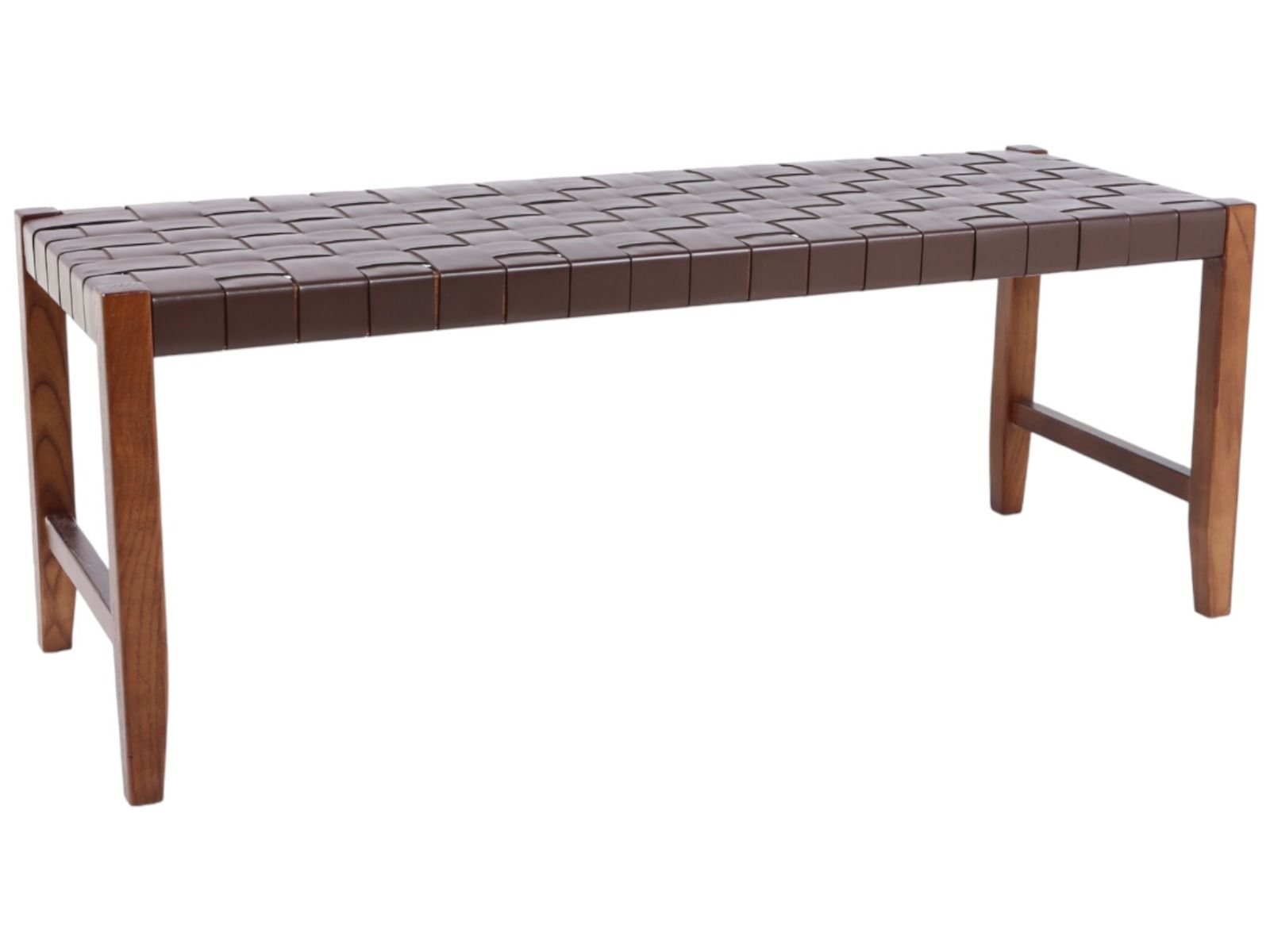 Valio penkki 120 cm satulavyöllä ruskea