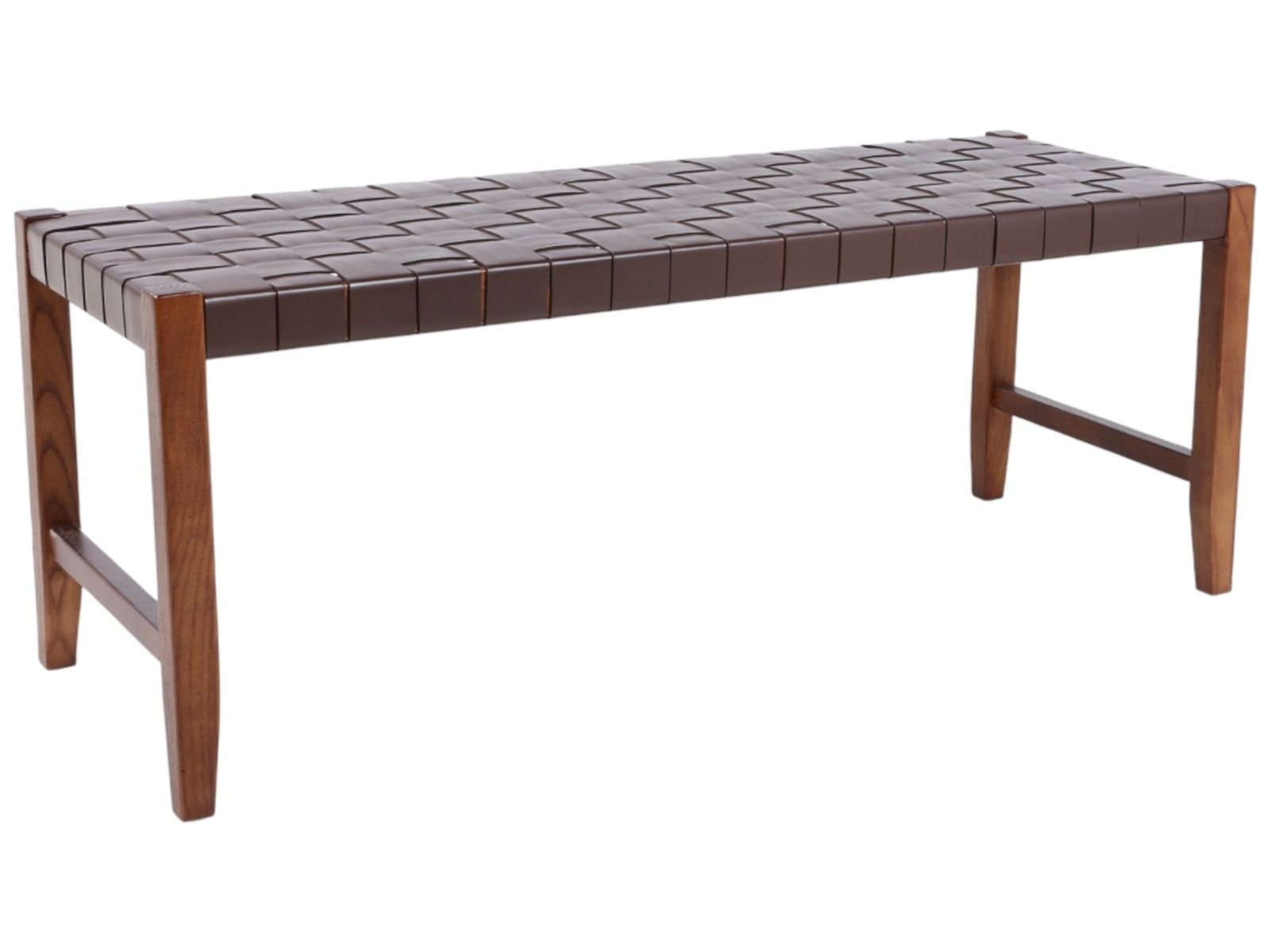 Valio penkki 120 cm satulavyöllä ruskea