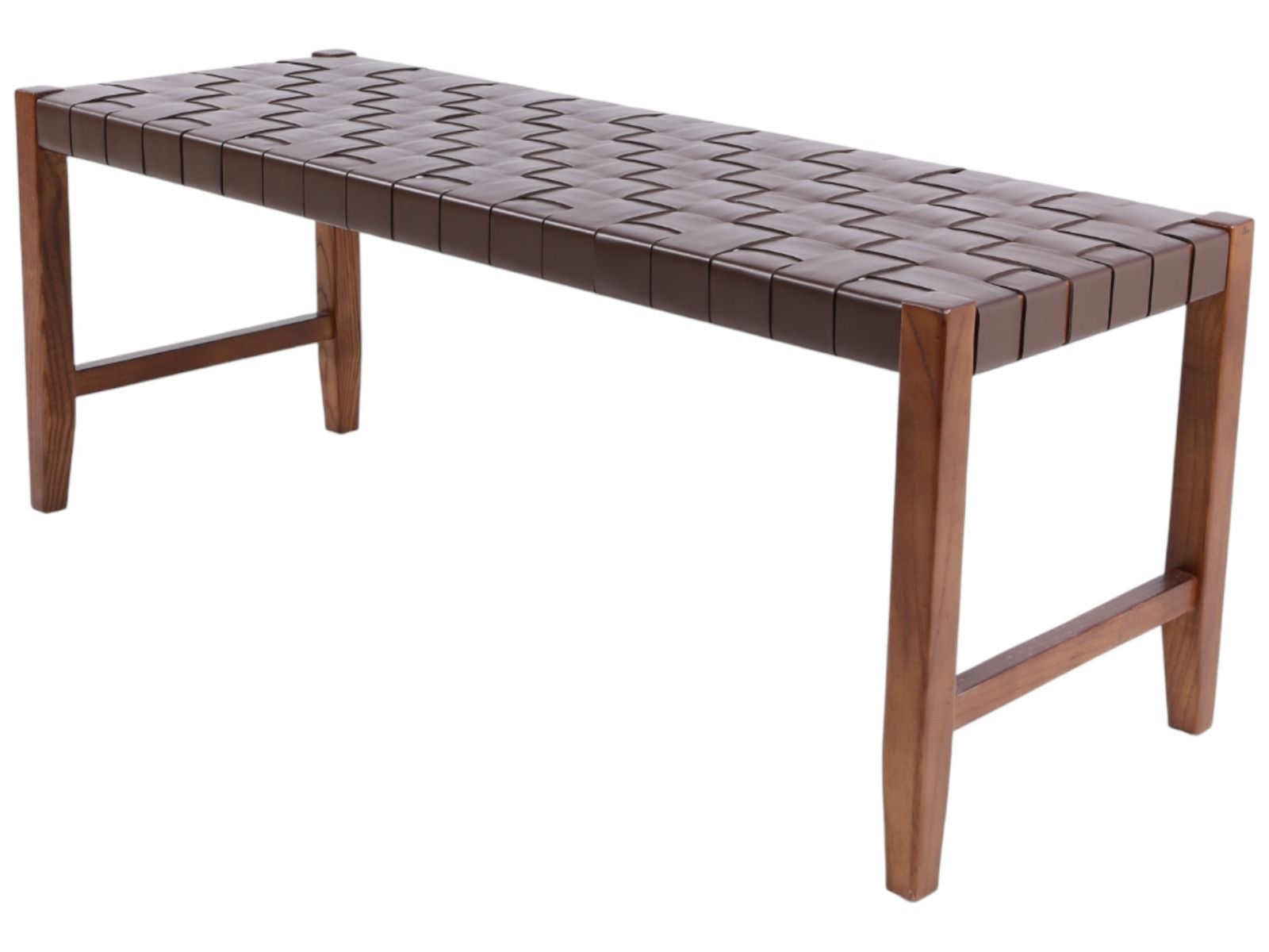 Valio penkki 120 cm satulavyöllä ruskea