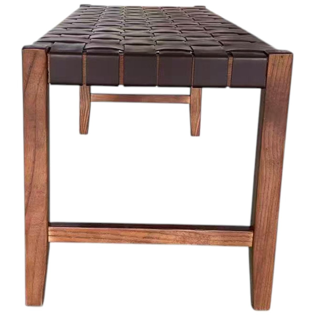 Valio penkki 120 cm satulavyöllä ruskea